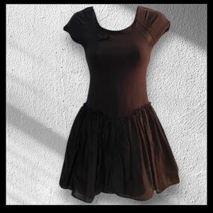 Eliana et Lena black bow flower s/s 14 Dress